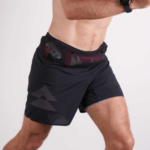 T8 Men's Sherpa Short V2 - Black (Rainbow Logo)